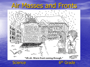 Air masses and fronts (1)