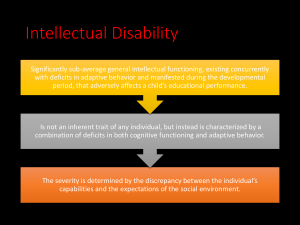 Presentation Intellectual Disabilities