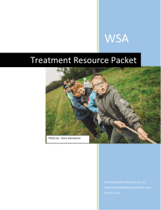 WSA Resouce Packet 10.19