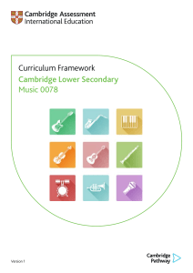 0078 Lower Secondary Music Curriculum Framework 2019 tcm143-552566