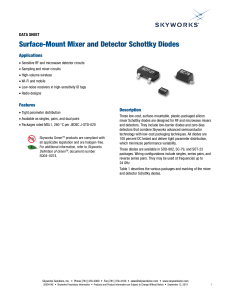 Surface Mount Schottky Diodes 200041AE