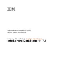 Inforsphere Datastage 11.7.1
