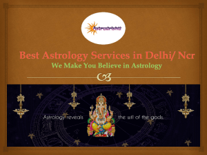 Famous Astrologer in Delhi NCR - Astrodrishti