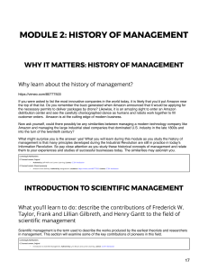 Waymaker Principles of Management Module 2