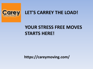 Carey Moving & Storage ppt.1