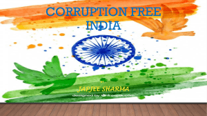 Corruption Free India