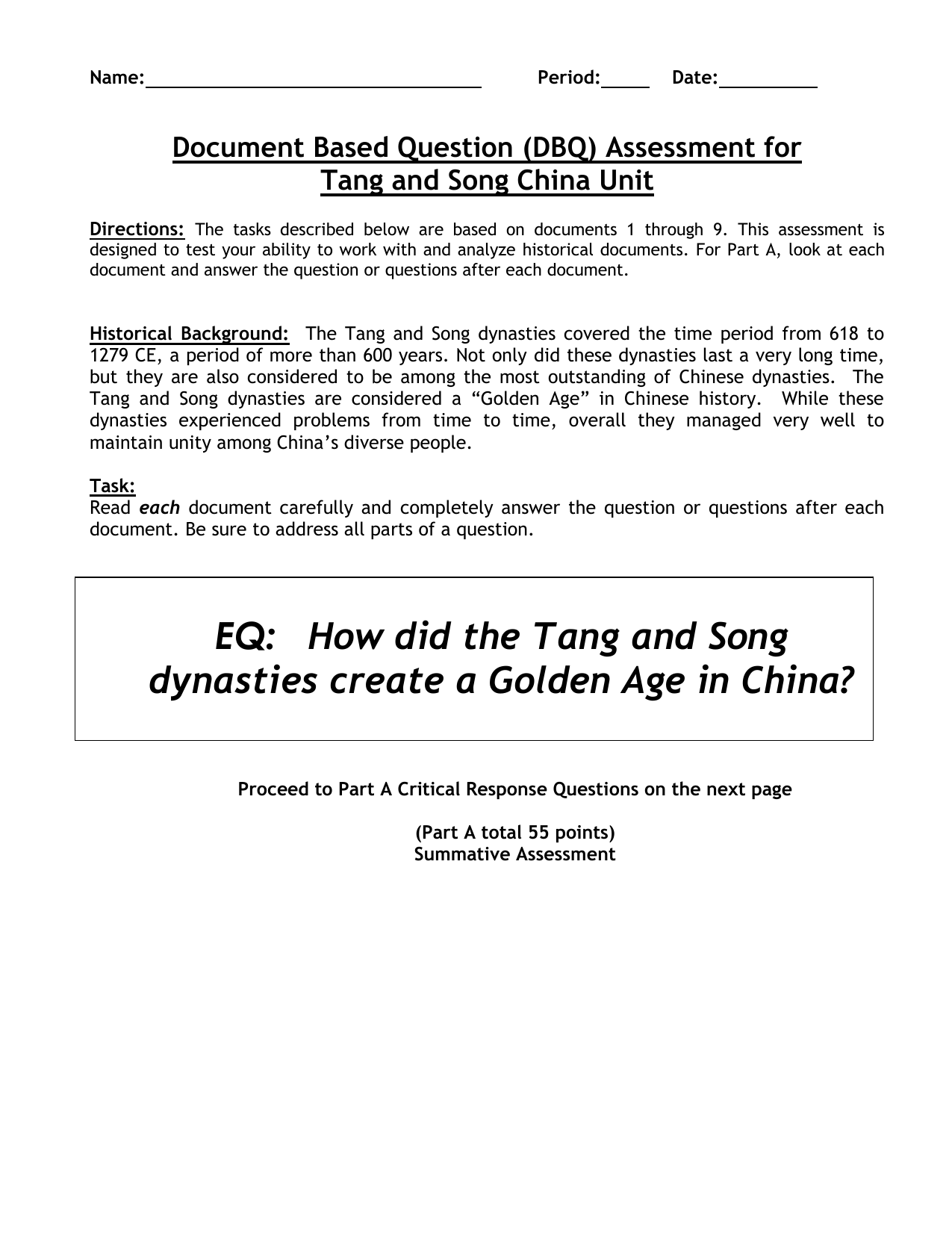 Реферат: Song Dynasty Essay Research Paper The Song