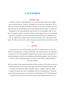 cyclotron class 12