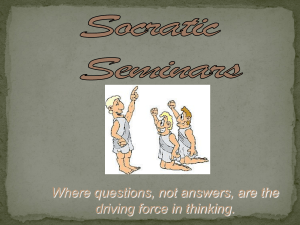 Socratic Seminar revised