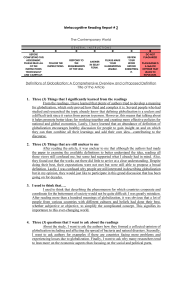 Metacognitive Reading Report 2