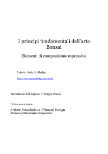 I principi fondamentali dell’arte