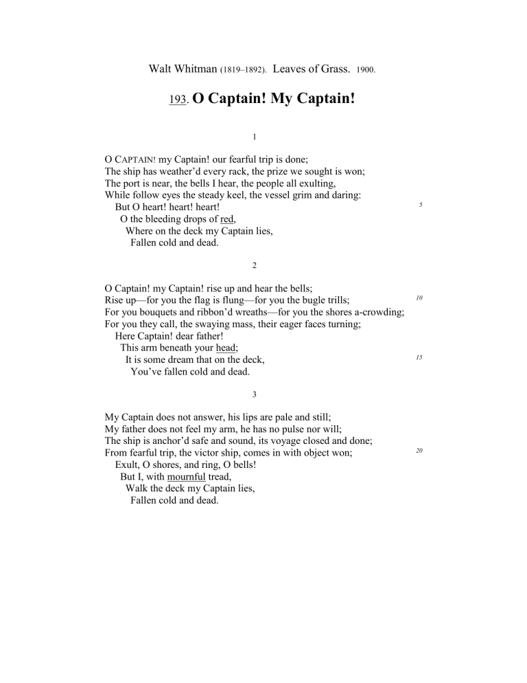 walt-whitman-poem-o-captain-my-captain-poem-print-etsy