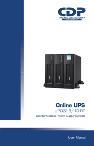 Online UPS User Manual