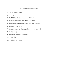 UEB Math Homework 1
