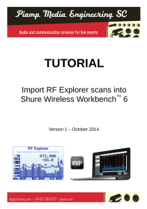 Import RF Explorer scans into Wireless Workbench