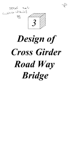 design of cross way girder bridge    ملزمه   3