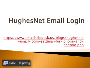 HughesNet Email Login