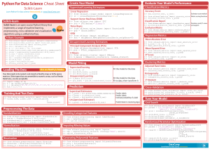 cheatsheet-sklearn 1