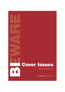BI COVERAGE ISSUES