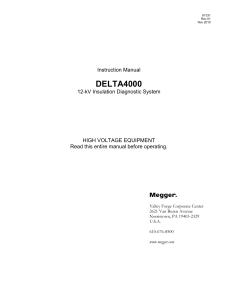 Delta 4000 Insruction manual