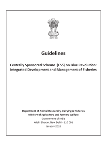 Blue Revolution Fisheries Guidelines