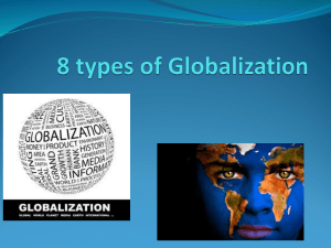kinds of globalization