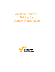 Amazon Route 53 Domain Registration Pricing 20140731