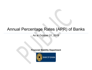 Bank Of Ghana APR-of-Banks October 2019