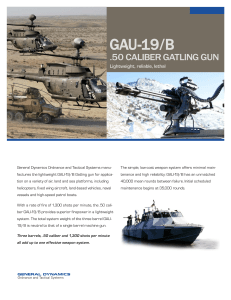 General dynamics GAU-19-B-50CAL-Gatling-Gun