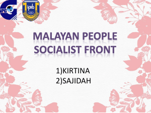 Malayan People Socialist Front