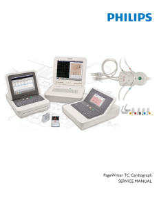 Philips PageWriter TC Cardiograph - Service manual