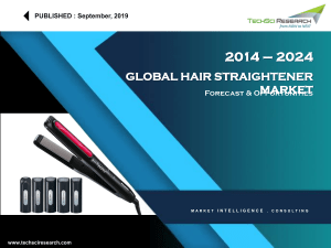 Global Hair Straightener Market Forecast  Opportunities 2024