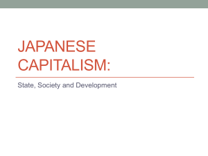 Japanese Capitalism