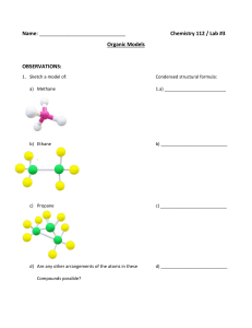 Chemistry lab molecules