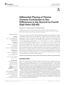 Differential Placing of Flexion