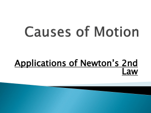 Causes of Motion