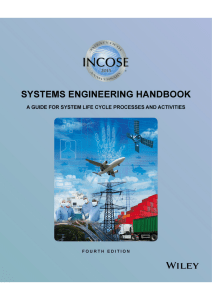 INCOSE SE Handbook v4 (全 2015 305页)