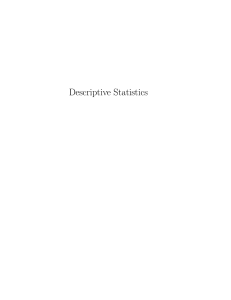 GAUSS descriptive-statistics