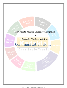 Communication Skills Course Material