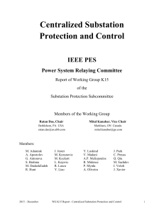 Centralized Substation Protection and Control - IEEE - 2015