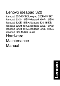 Lenovo Ideapad 3Series HardwareManual