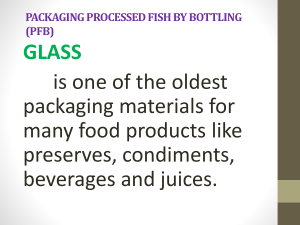 Packaging Fish by Bottling