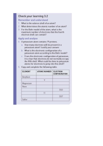 Atomic Structure Worksheet: Electron Configuration & Bohr Model