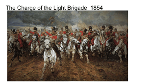 Poetry study of Parody The Charge of the Light Brigade and 'The Charge at Parihaka' 
