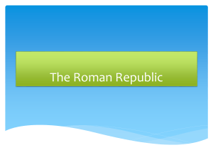 The Roman Republic Johana