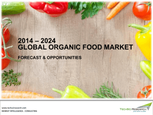 Global Organic Food market, 2024