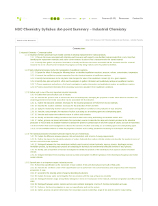 notes industrial chemistry