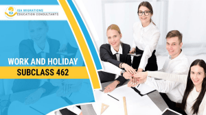 Work And Holiday Subclass 462