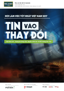 [Anphabe]Báo cáo Nơi Làm Việc Tốt Nhất Việt Nam 2017