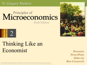 Chapter 2 Principles of Microeconomics by G Mankiw